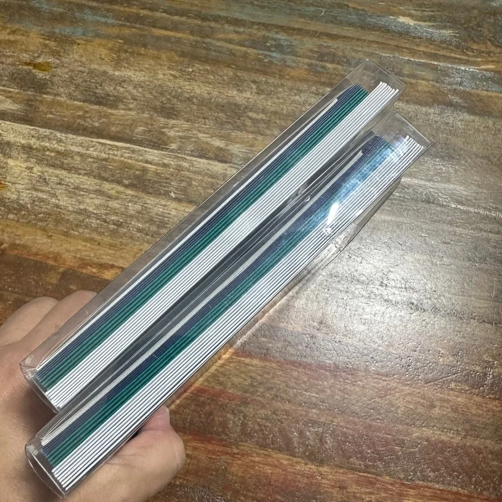 Cricut Joy Foil Transfer Insert Cards Blue Lagoon Sampler 2 Packs 16 Count Total